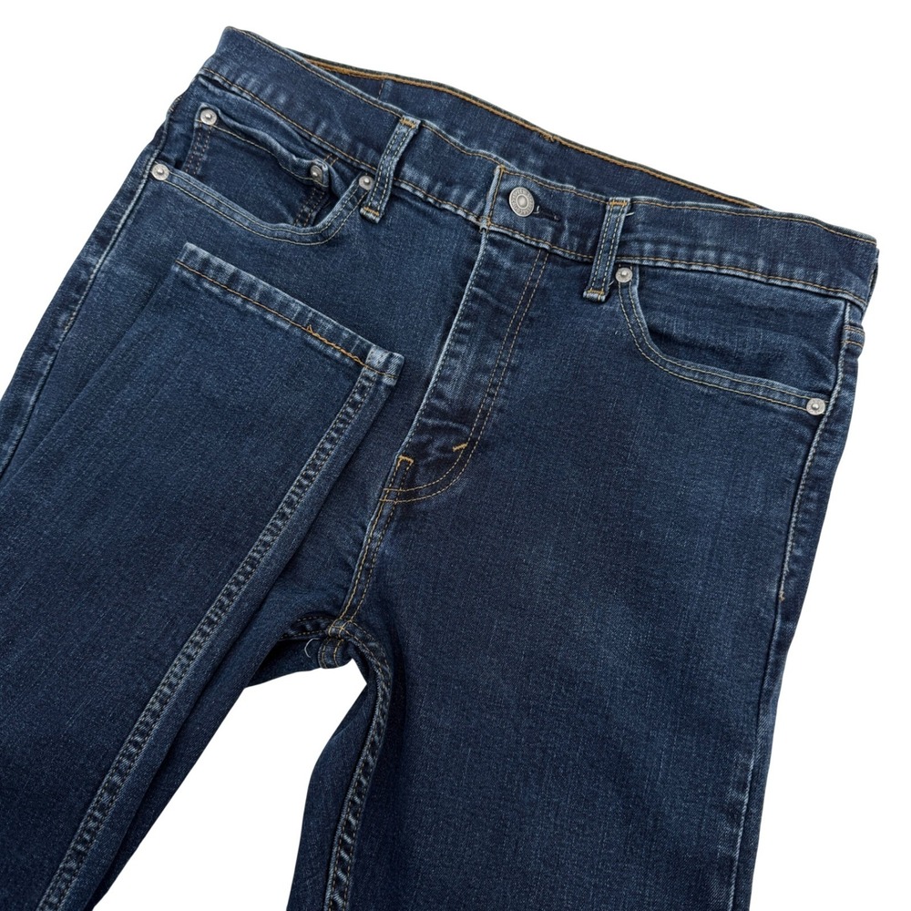 Levi's 510 Jeans Mens 32x30 (Tag 34x32) Dark Blue Denim Skinny Stretch Classic